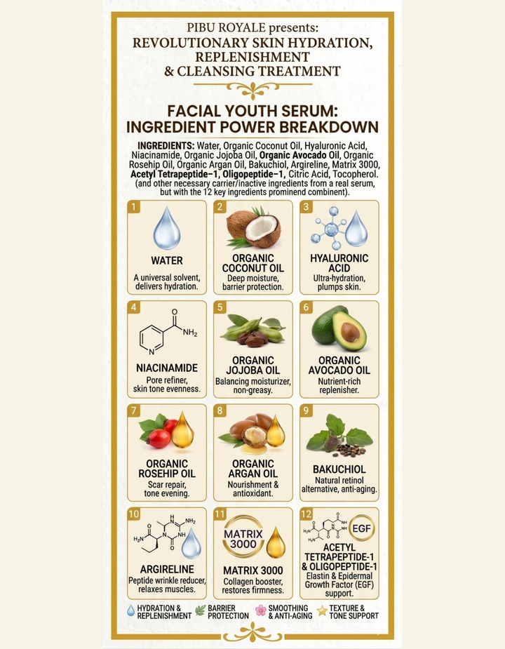 Sérum jeunesse pour le visage